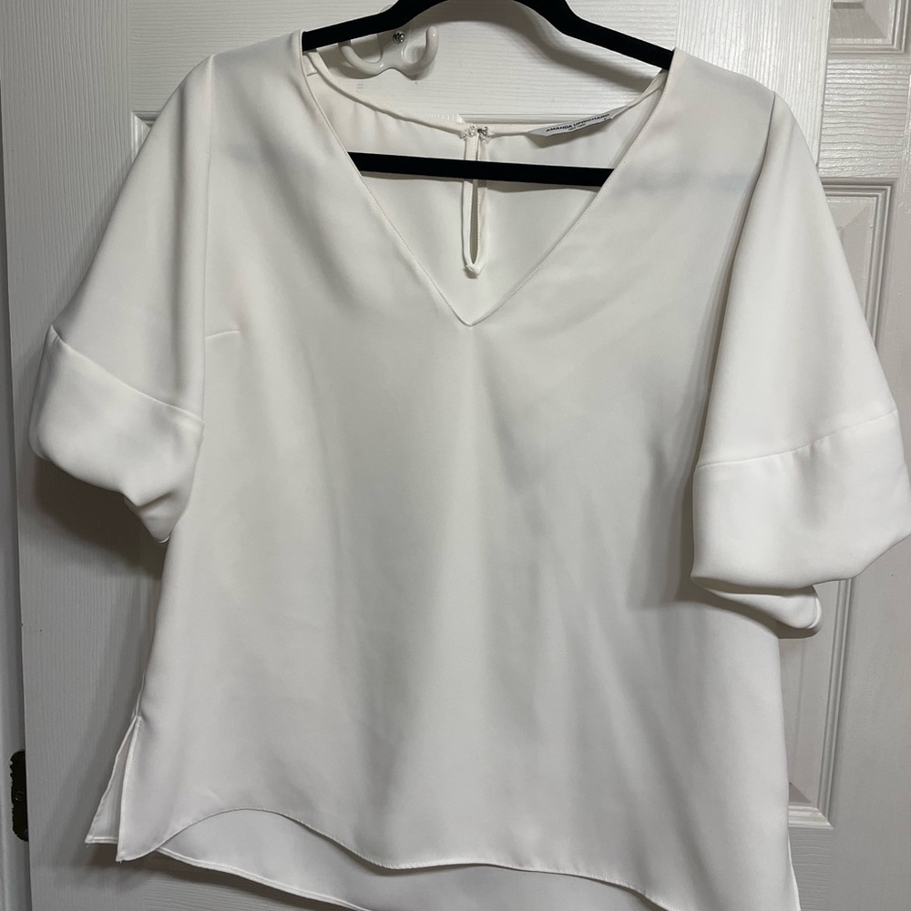 Amanda Uprichard White Blouse